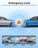 Dual Dash Cam Front + Rear – 4K Ultra HD