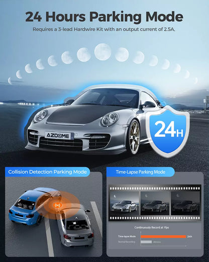 Dual Dash Cam Front + Rear – 4K Ultra HD