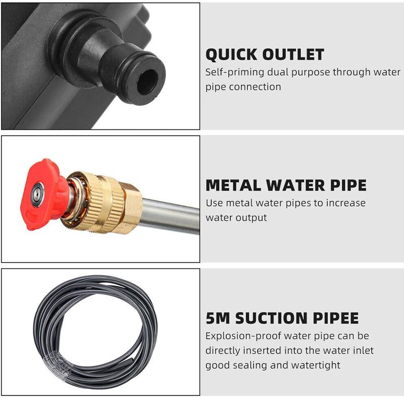 Cordless High-Pressure Car Wash Gun