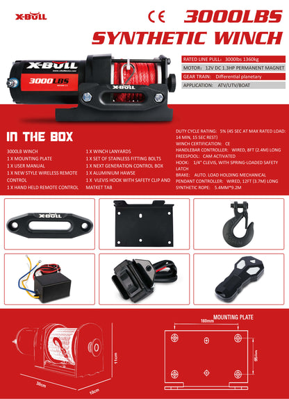 Electric Winch 12V