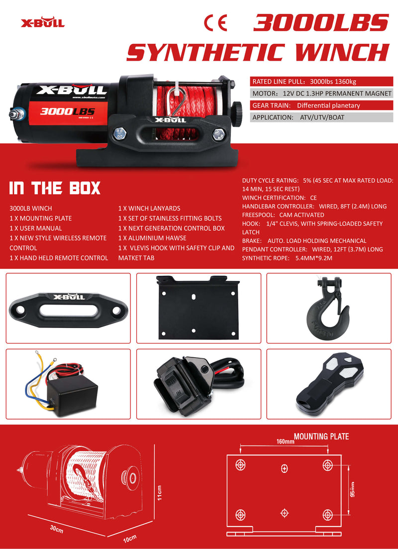 Electric Winch 12V