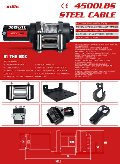 Electric Winch 12V
