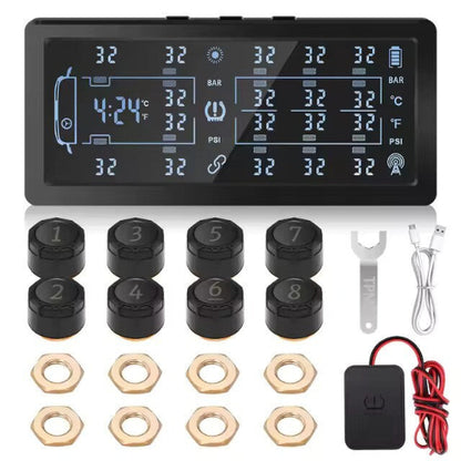 Solar Powered Tyre Pressure Monitoring System - Car + 4WD TPMS